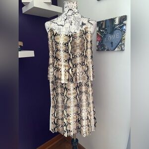 Gibson Python Print Dress NWT